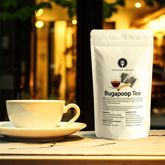 Bustine di tè bugapoop di escrementi di vermi