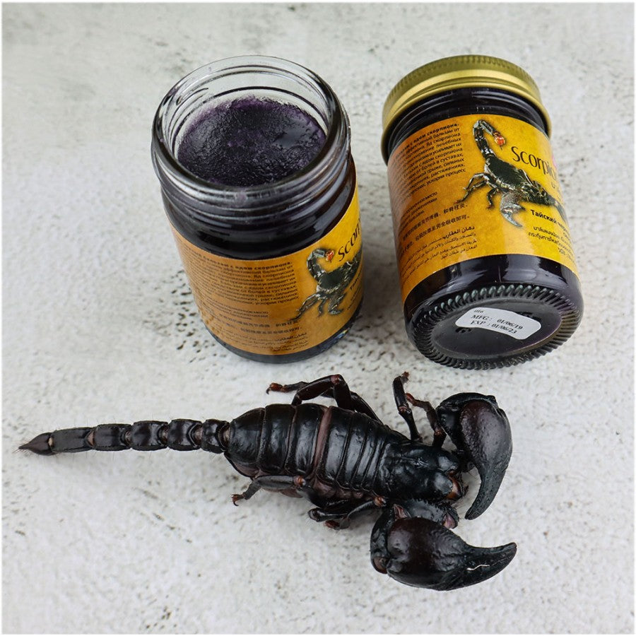 Balsamo curativo muscolare al veleno di scorpione