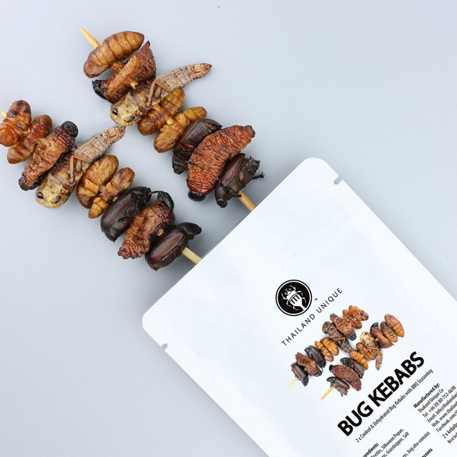 Box Spiedini di Insetti Misti x3