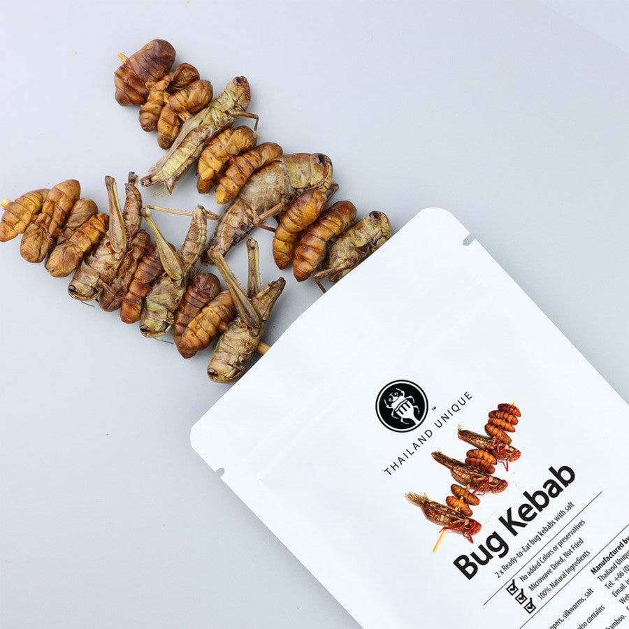 Box Spiedini di Insetti Misti x3